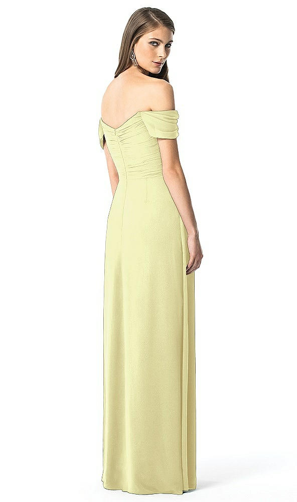 Back View - Butter Yellow Dessy Collection Style 2844