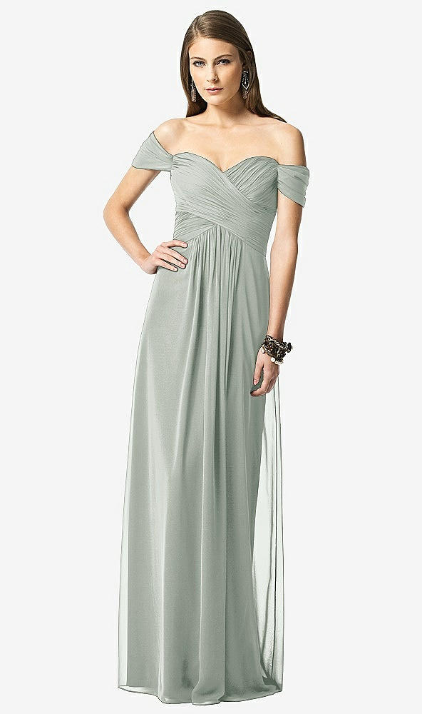 Front View - Willow Green Dessy Collection Style 2844