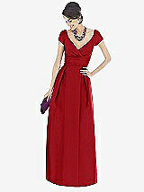 Front View Thumbnail - Garnet Alfred Sung Bridesmaid Dress D503