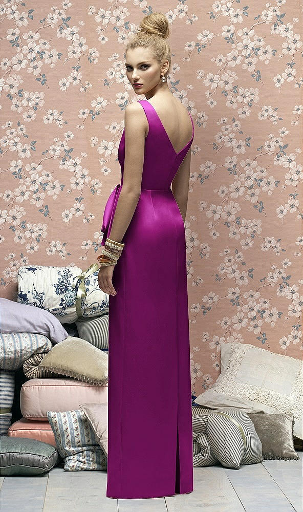 Back View - Persian Plum Lela Rose Bridesmaids Style LR172