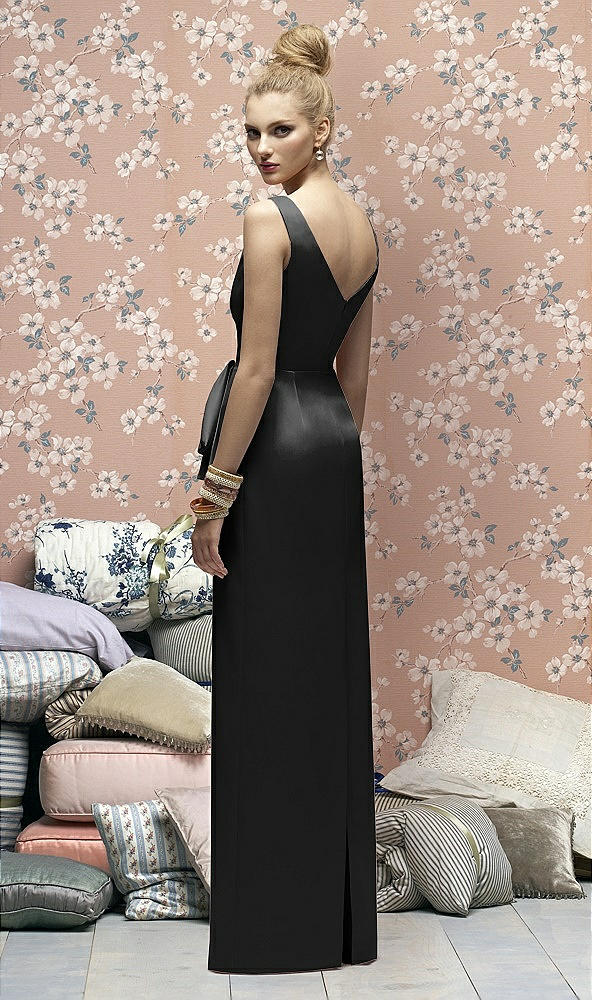 Back View - Black Lela Rose Bridesmaids Style LR172