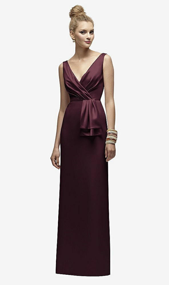 Front View - Bordeaux Lela Rose Bridesmaids Style LR172