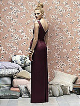 Rear View Thumbnail - Bordeaux Lela Rose Bridesmaids Style LR172