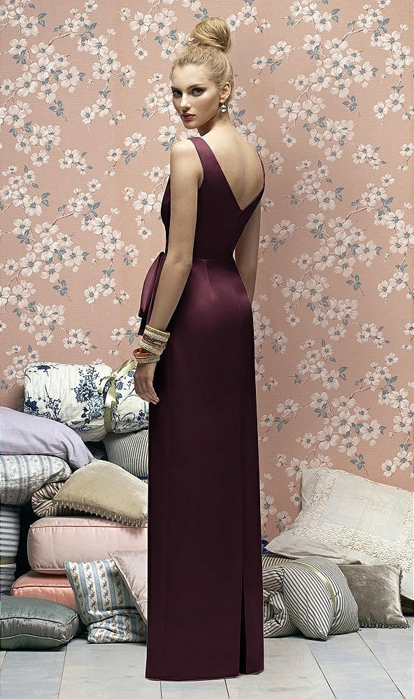 Back View - Bordeaux Lela Rose Bridesmaids Style LR172