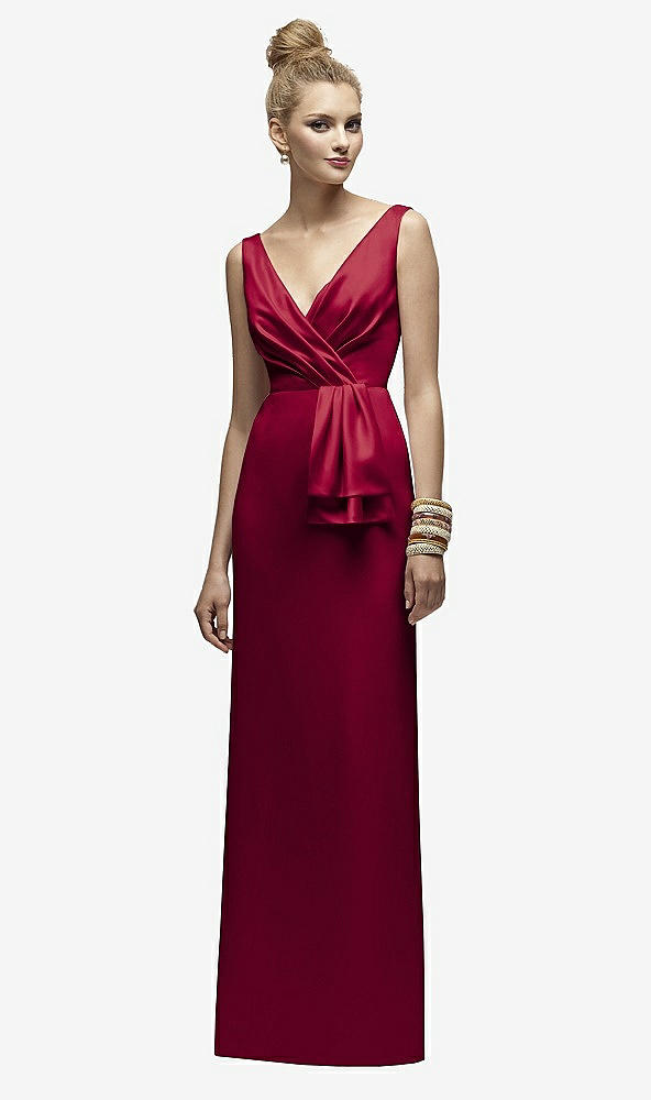 Front View - Claret Lela Rose Bridesmaids Style LR172