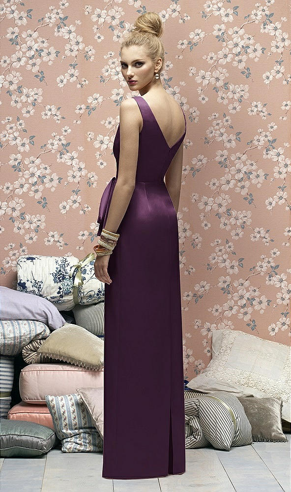 Back View - Eggplant Lela Rose Bridesmaids Style LR172