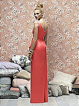 Rear View Thumbnail - Perfect Coral Lela Rose Bridesmaids Style LR172