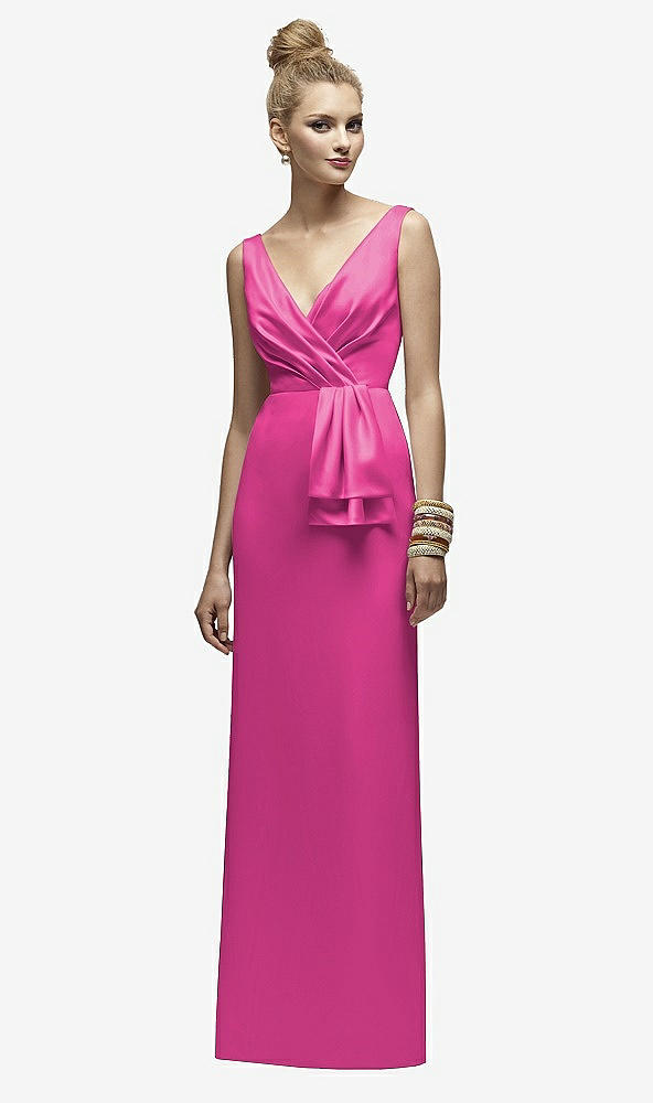 Front View - Fuchsia Lela Rose Bridesmaids Style LR172