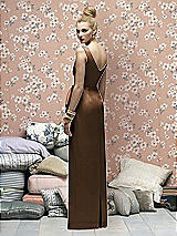 Rear View Thumbnail - Latte Lela Rose Bridesmaids Style LR172