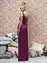 Rear View Thumbnail - Merlot Lela Rose Bridesmaids Style LR172