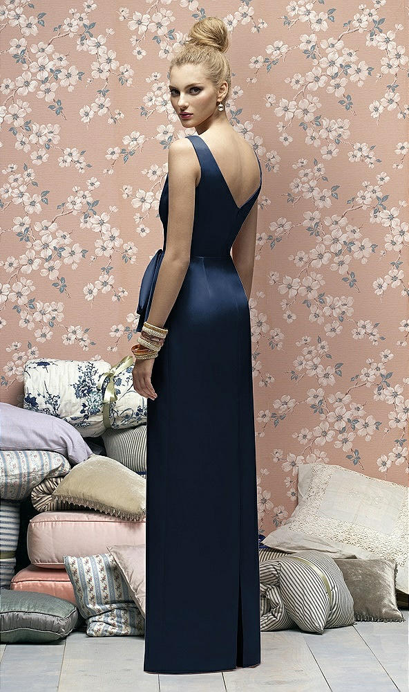 Back View - Midnight Navy Lela Rose Bridesmaids Style LR172