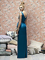 Rear View Thumbnail - Ocean Blue Lela Rose Bridesmaids Style LR172