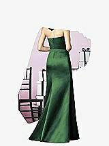 Rear View Thumbnail - Hampton Green After Six Bridesmaids Style 6628