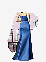 Rear View Thumbnail - Lapis After Six Bridesmaids Style 6628