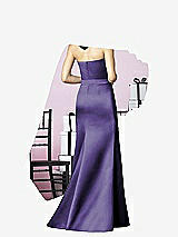 Rear View Thumbnail - Regalia - PANTONE Ultra Violet After Six Bridesmaids Style 6628