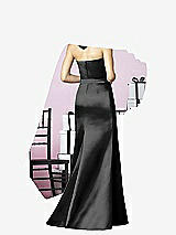 Rear View Thumbnail - Black After Six Bridesmaids Style 6628