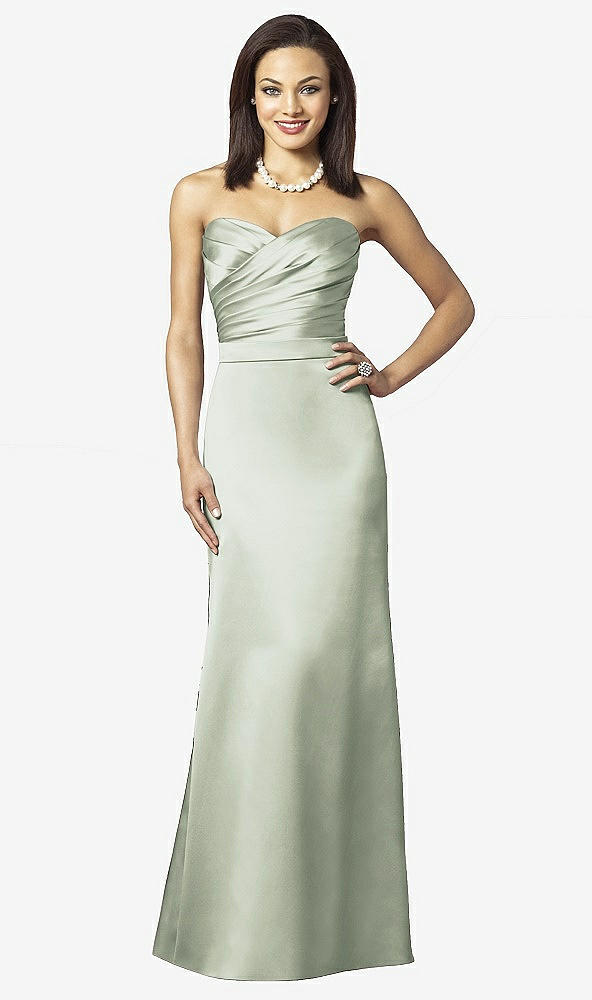 Front View - Celadon After Six Bridesmaids Style 6628