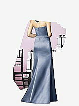 Rear View Thumbnail - Larkspur Blue After Six Bridesmaids Style 6628