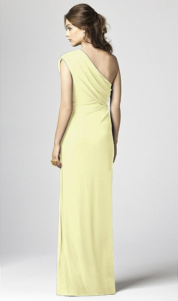 Back View - Butter Yellow Dessy Collection Style 2858