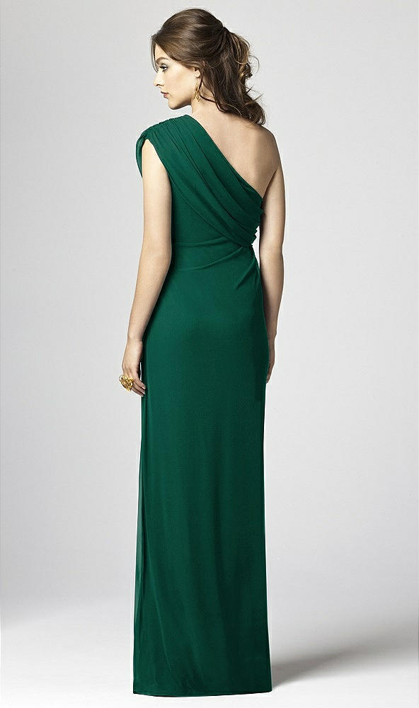 Back View - Hunter Green Dessy Collection Style 2858