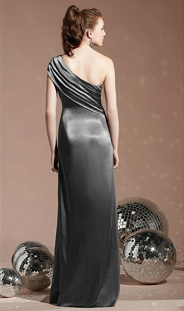 Back View - Charcoal Gray Social Bridesmaids Style 8118