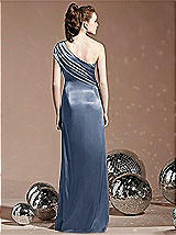 Rear View Thumbnail - Larkspur Blue Social Bridesmaids Style 8118