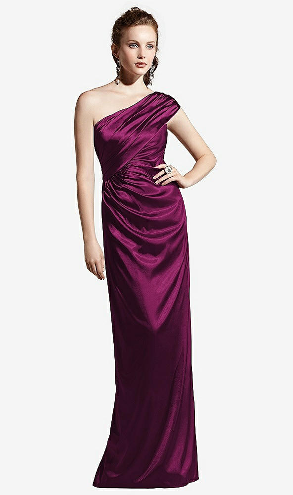 Front View - Merlot Social Bridesmaids Style 8118