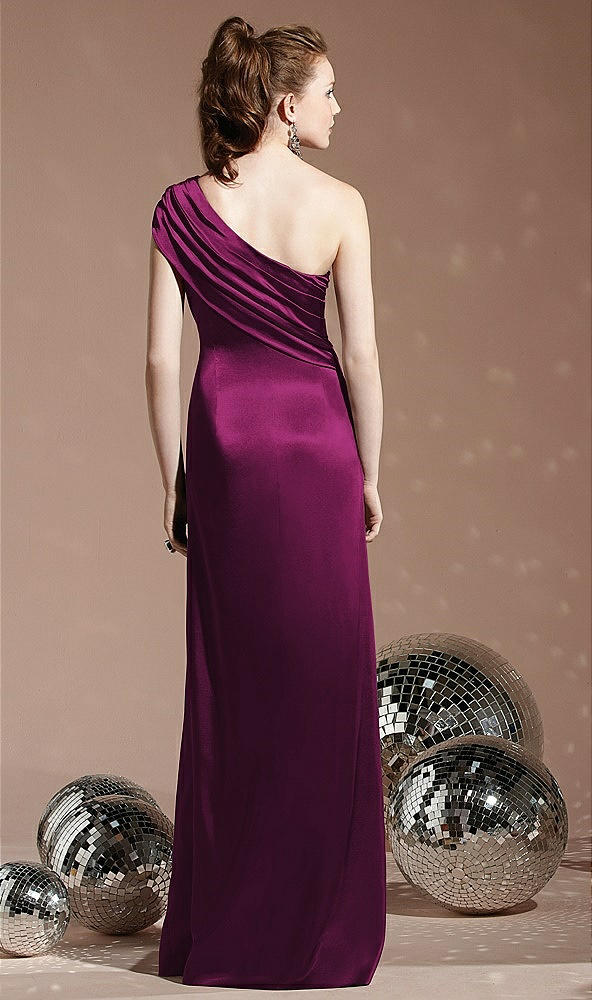 Back View - Merlot Social Bridesmaids Style 8118