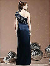 Rear View Thumbnail - Midnight Navy Social Bridesmaids Style 8118