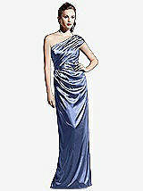 Front View Thumbnail - Periwinkle - PANTONE Serenity Social Bridesmaids Style 8118