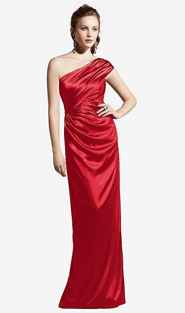 Front View - Parisian Red Social Bridesmaids Style 8118