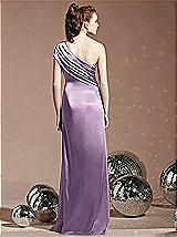 Rear View Thumbnail - Wood Violet Social Bridesmaids Style 8118