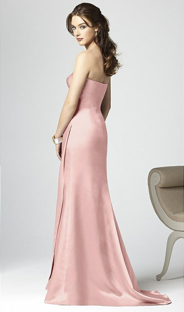 Back View - Rose - PANTONE Rose Quartz Dessy Collection Style 2851