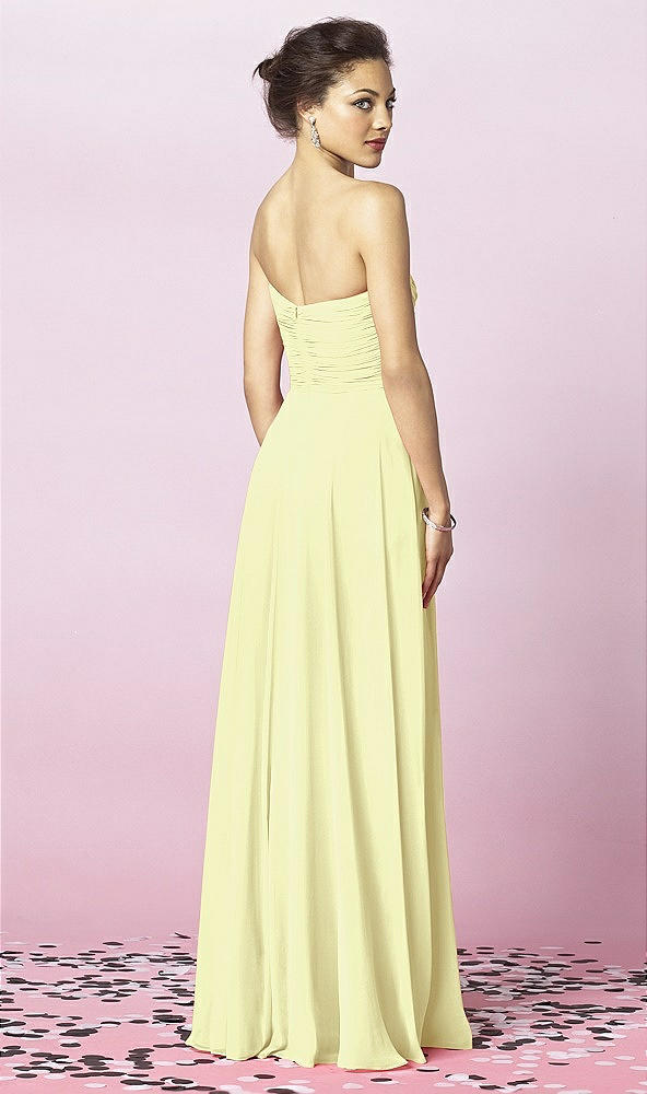 Back View - Butter Yellow After Six Bridesmaids Style 6639