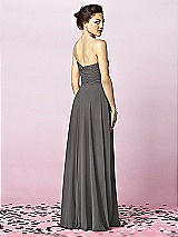 Rear View Thumbnail - Caviar Gray After Six Bridesmaids Style 6639