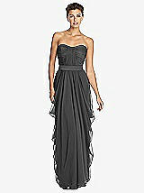 Front View Thumbnail - Charcoal Gray Lela Rose Bridesmaids Style LR163