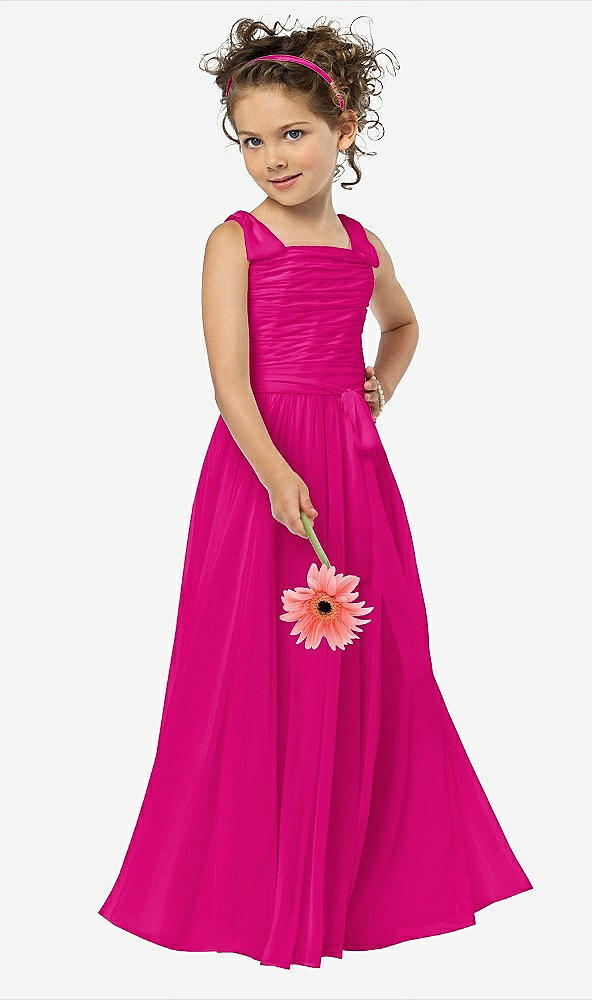 Front View - Think Pink Flower Girl Style FL4033