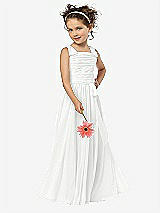 Front View Thumbnail - White Flower Girl Style FL4033