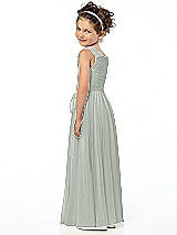 Rear View Thumbnail - Willow Green Flower Girl Style FL4033