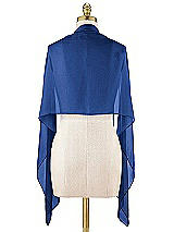 Alt View 1 Thumbnail - Classic Blue Sheer Crepe Stole