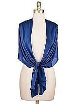 Alt View 2 Thumbnail - Classic Blue Sheer Crepe Stole