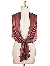 Alt View 2 Thumbnail - English Rose Sheer Crepe Stole