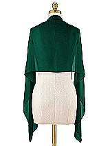 Alt View 1 Thumbnail - Hunter Green Sheer Crepe Stole