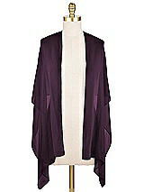 Front View Thumbnail - Aubergine Lux Chiffon Stole