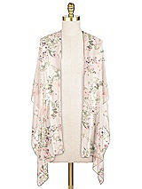 Front View Thumbnail - Blush Garden Lux Chiffon Stole