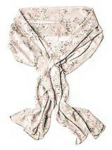 Rear View Thumbnail - Blush Garden Lux Chiffon Stole