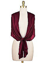 Alt View 2 Thumbnail - Cabernet Lux Chiffon Stole