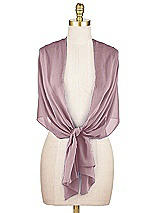 Alt View 2 Thumbnail - Dusty Rose Lux Chiffon Stole