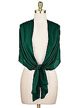 Alt View 2 Thumbnail - Hunter Green Lux Chiffon Stole