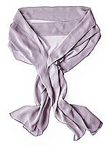 Rear View Thumbnail - Lilac Haze Lux Chiffon Stole